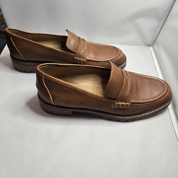 MADEWELL Brown Leather Loafers - Picture 2 of 14